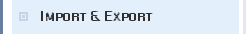 Import & Export